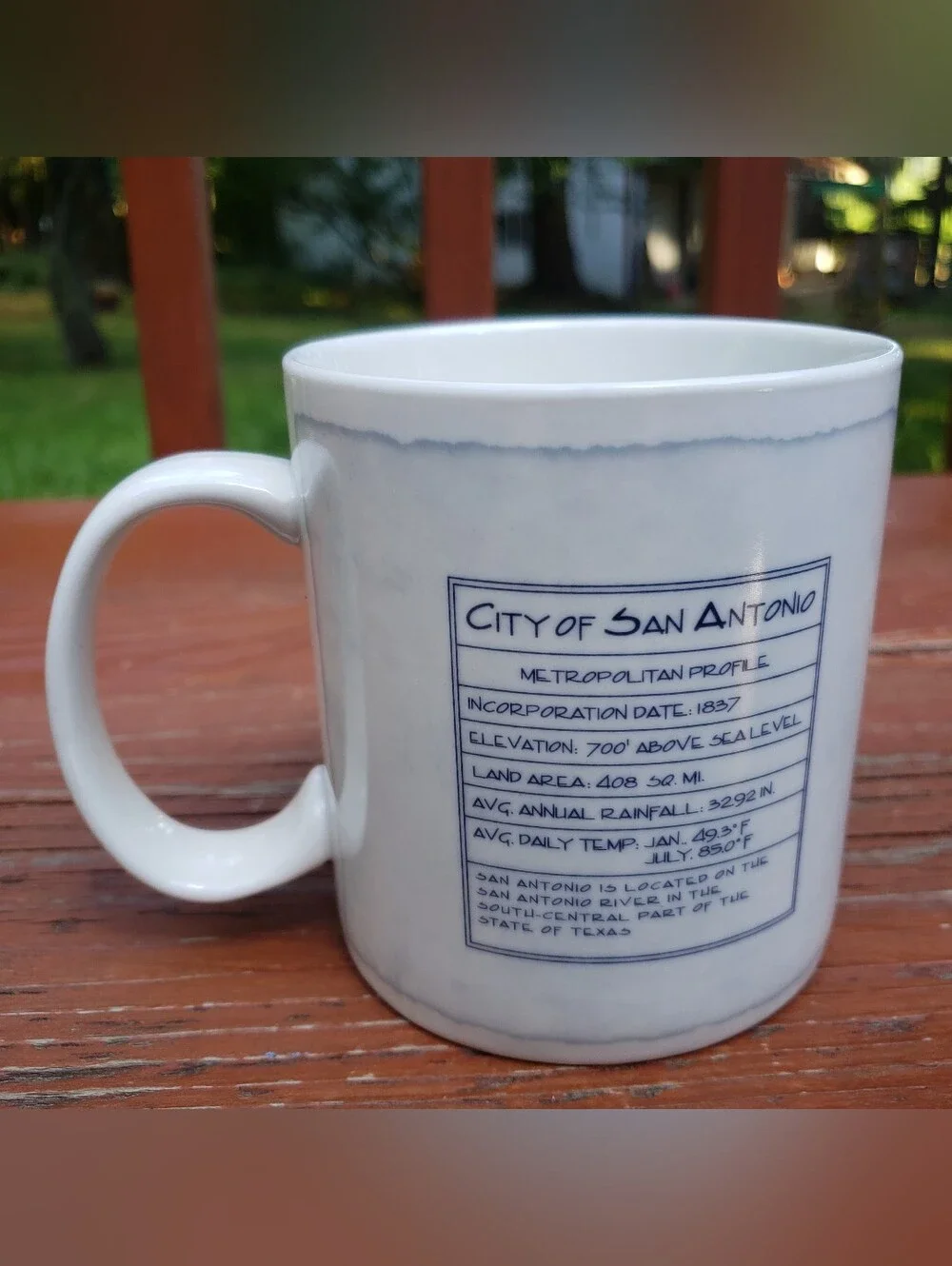 2008 Starbucks Coffee Company San Antonio 'Alamo City' Coffee Mug - 18 fl oz